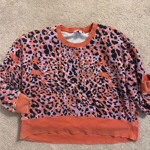 JoyLab Vibrant Animal Print Sweater